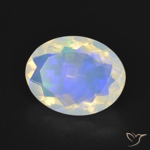 Opala Multicolorido Natural 3.07ct, oval, Transparente