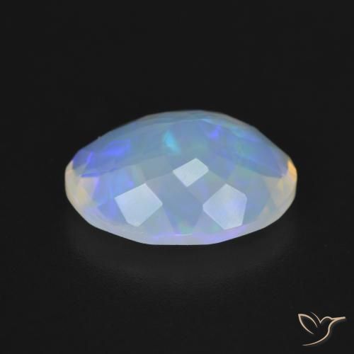 Opala Multicolorido Natural 3.07ct, oval, Transparente