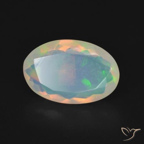Opala Multicolorido Natural 2.34ct, oval, Transparente