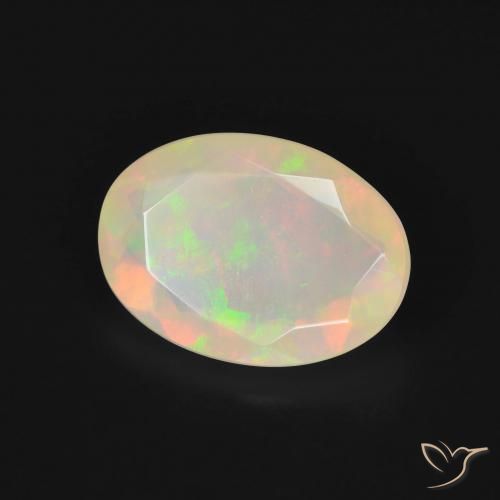 Opala Multicolorido Natural 1.82ct, oval, Translúcido