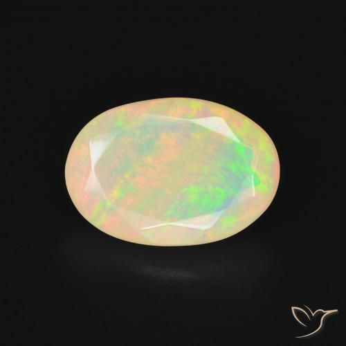 1.99ct Natural Multicolorido Opala, oval, Translúcido