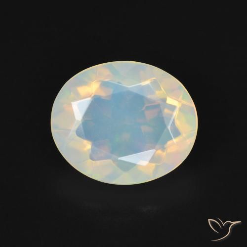 2.29ct Natural Multicolorido Opala, oval, Transparente