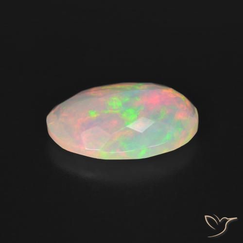 Opala Multicolorido Natural 2.94ct, oval, Transparente