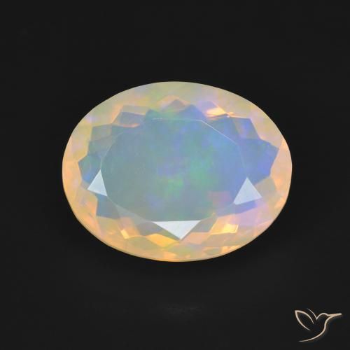 3.31ct Natural Multicolorido Opala, oval, Opaco