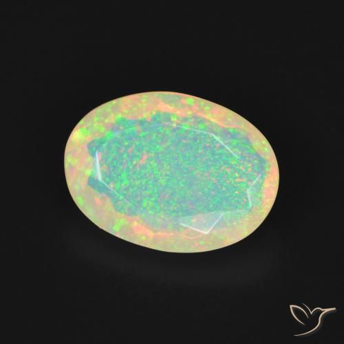 Opala Multicolorido Natural 1.93ct, oval, Transparente