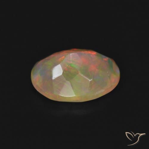 Opala Multicolorido Natural 1.27ct, oval, Transparente