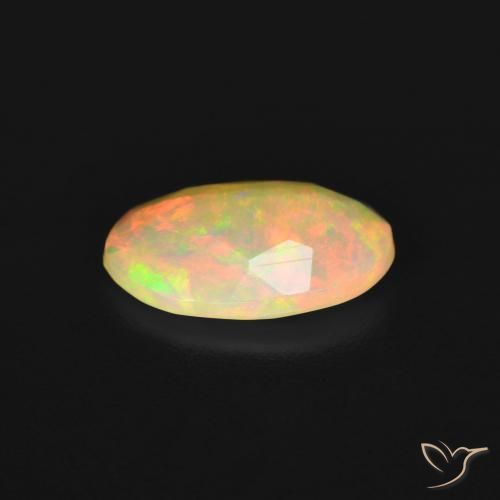 Opala Multicolorido Natural 1.27ct, oval, Transparente