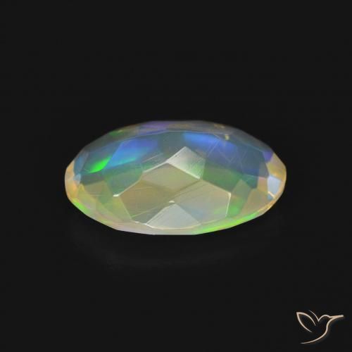 Opala Multicolorido Natural 1.00ct, oval, Transparente