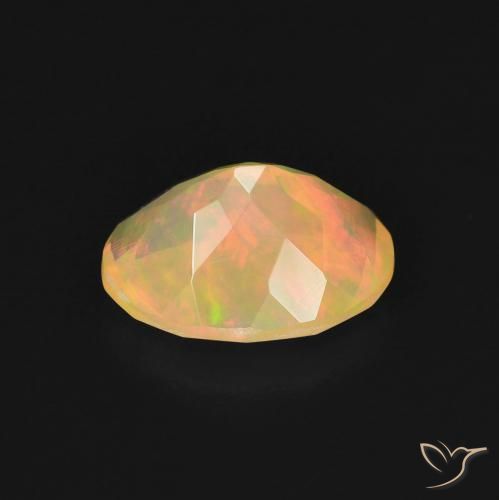 Opala Multicolorido Natural 1.05ct, oval, Transparente