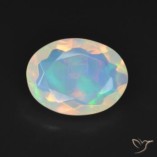 2.82ct Natural Multicolorido Opala, oval, Transparente