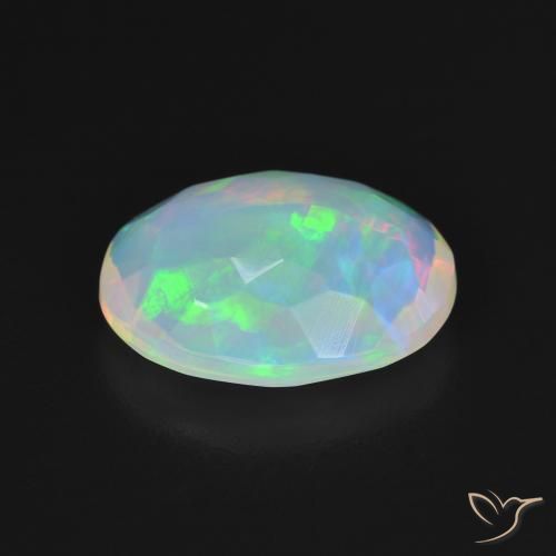 Opala Multicolorido Natural 2.82ct, oval, Transparente