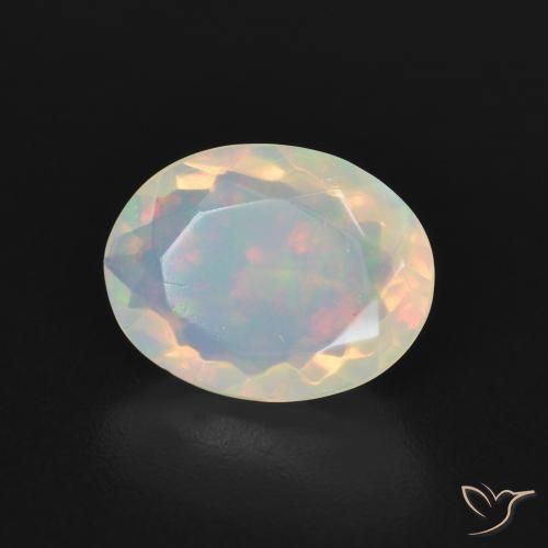Opala Multicolorido Natural 1.67ct, oval, Transparente