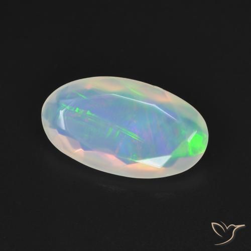 Opala Multicolorido Natural 1.33ct, oval, Transparente