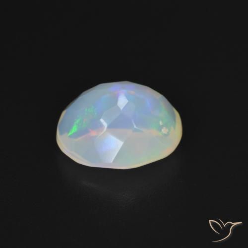 Opala Branco multicor Natural 1.75ct, oval, Transparente