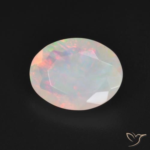 Opala Multicolorido Natural 1.85ct, oval, Translúcido