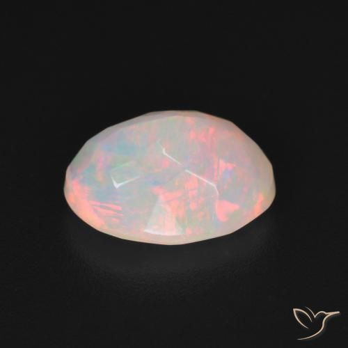 Opala Multicolorido Natural 1.19ct, oval, Translúcido