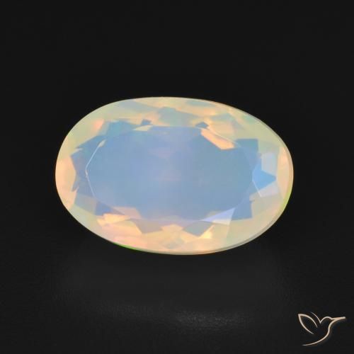 Opala Multicolorido Natural 2.50ct, oval, Transparente