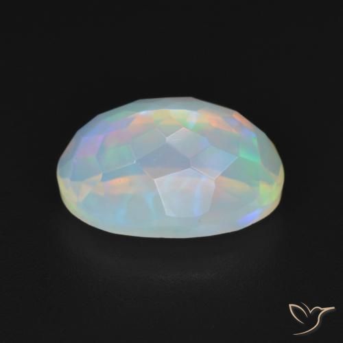 Opala Multicolorido Natural 2.50ct, oval, Transparente