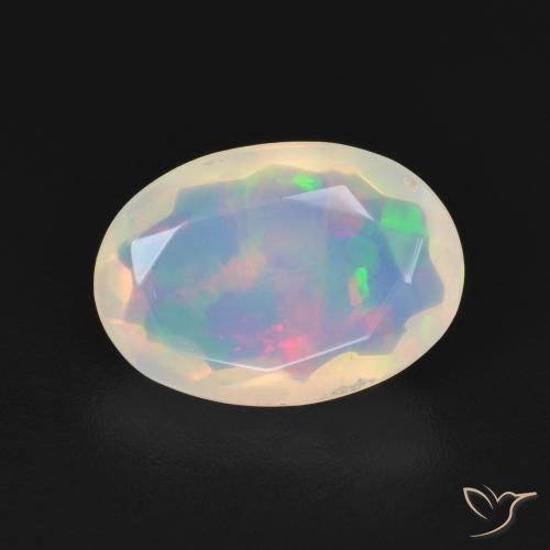 1.96ct Natural Multicolorido Opala, oval, Transparente