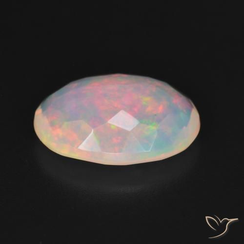 Opala Multicolorido Natural 2.90ct, oval, Transparente