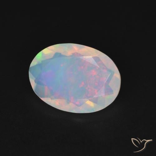 Opala Multicolorido Natural 1.16ct, oval, Transparente