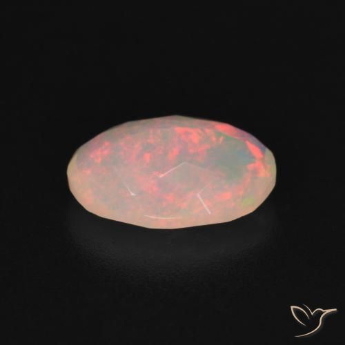 Opala Multicolorido Natural 1.25ct, oval, Transparente