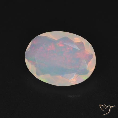Opala Multicolorido Natural 1.17ct, oval, Transparente