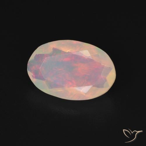 Opala Multicolorido Natural 1.07ct, oval, Transparente