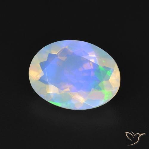 Opala Multicolorido Natural 1.59ct, oval, Transparente