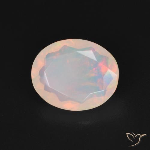 Opala Multicolorido Natural 1.45ct, oval, Transparente