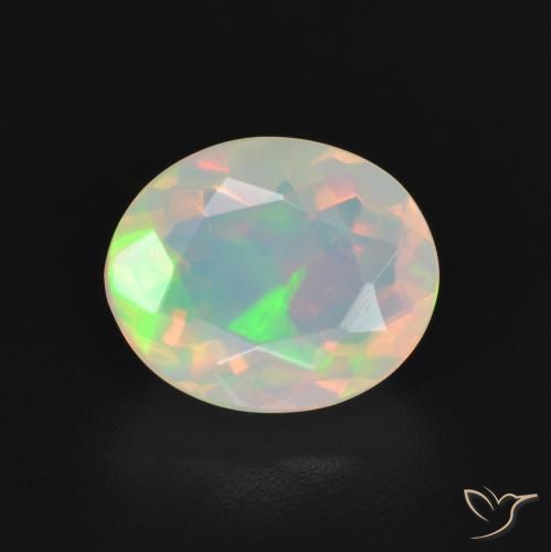 1.94ct Natural Multicolorido Opala, oval, Transparente