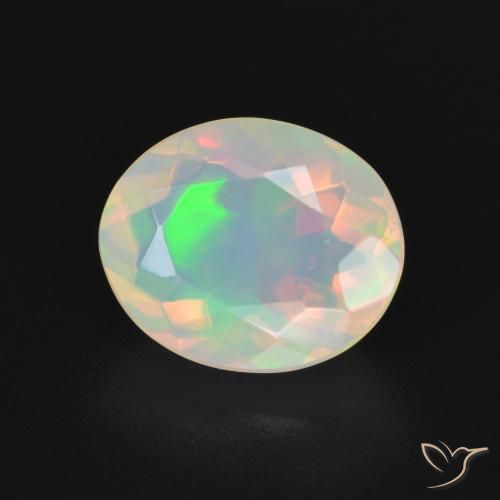 Opala Multicolorido Natural 1.94ct, oval, Transparente