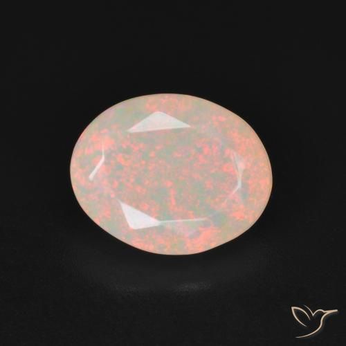 1.89ct Natural Multicolorido Opala, oval, Translúcido