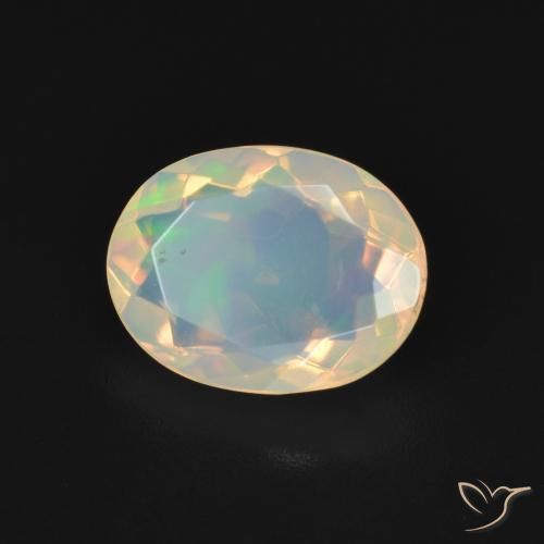 Opala Multicolorido Natural 1.72ct, oval, Transparente