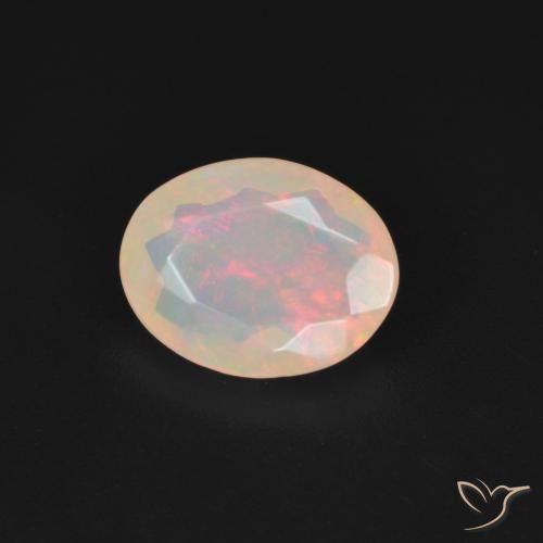 Opala Multicolorido Natural 1.21ct, oval, Transparente
