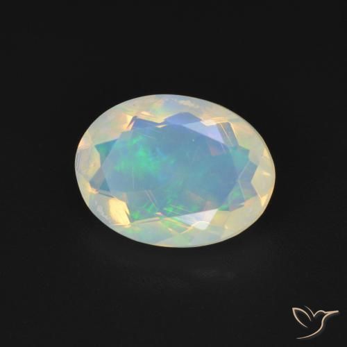 Opala Multicolorido Natural 1.48ct, oval, Transparente