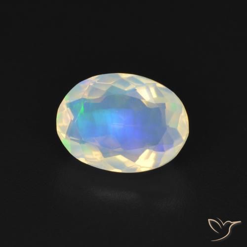 Opala Multicolorido Natural 1.22ct, oval, Transparente