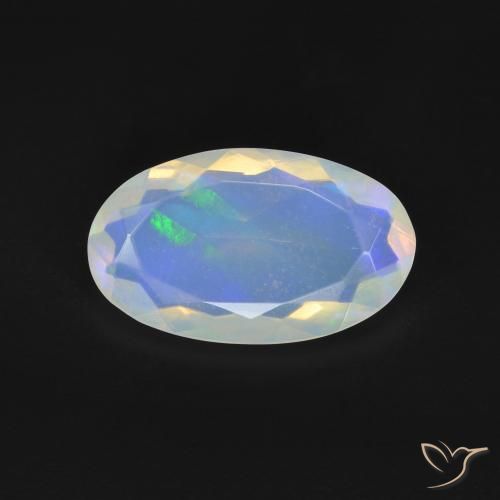 2.02ct Natural Multicolorido Opala, oval, Transparente