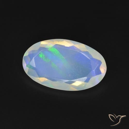 Opala Multicolorido Natural 2.02ct, oval, Transparente
