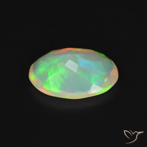 Opala Multicolorido Natural 1.52ct, oval, Transparente