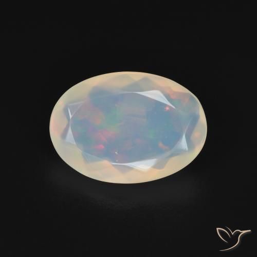 1.82ct Natural Multicolorido Opala, oval, Transparente
