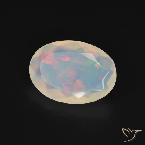 Opala Multicolorido Natural 1.82ct, oval, Transparente