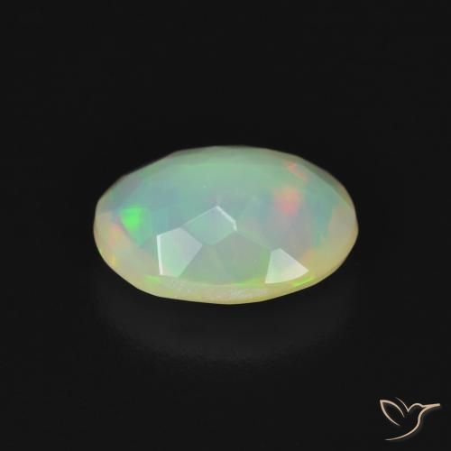Opala Multicolorido Natural 1.05ct, oval, Transparente