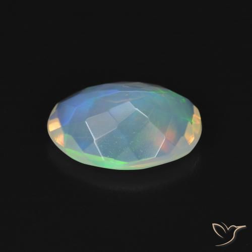 Opala Multicolorido Natural 1.70ct, oval, Transparente