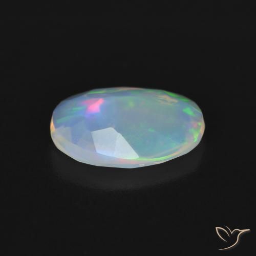 Opala Multicolorido Natural 1.43ct, oval, Transparente