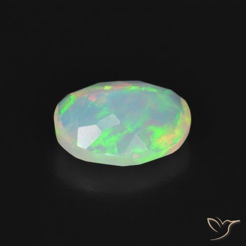 Opala Multicolorido Natural 1.65ct, oval, Transparente