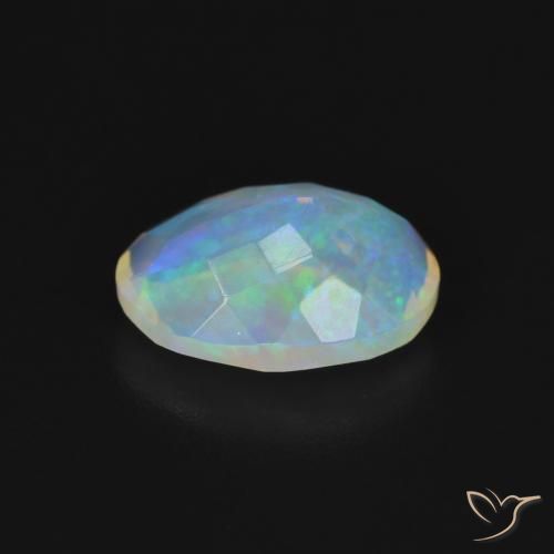 Opala Multicolorido Natural 1.47ct, oval, Transparente