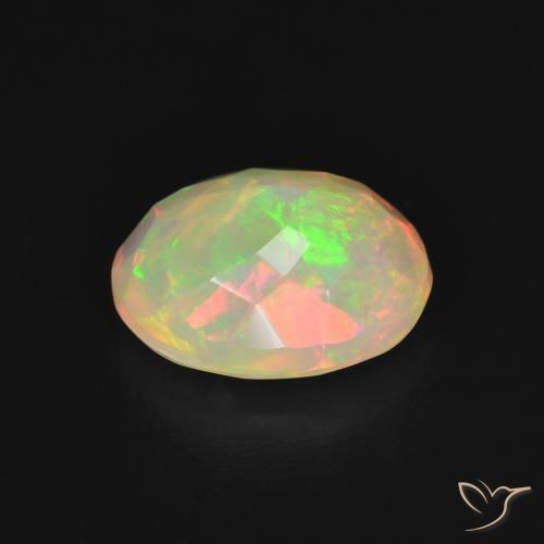 Opala Multicolorido Natural 1.48ct, oval, Translúcido