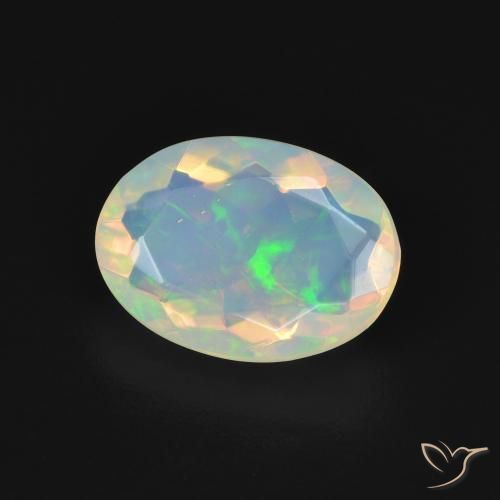 Opala Multicolorido Natural 1.61ct, oval, Transparente