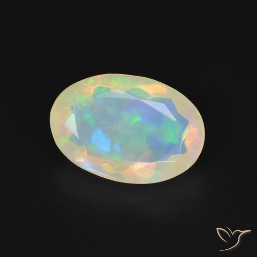 Opala Multicolorido Natural 1.58ct, oval, Transparente